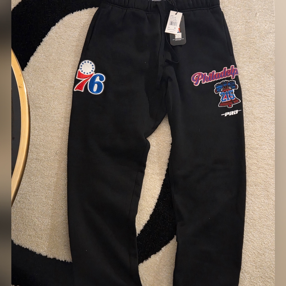 MEN'S PRO STANDARD PHILADELPHIA 76ERS 'AREA CODE' SWEATPANTS